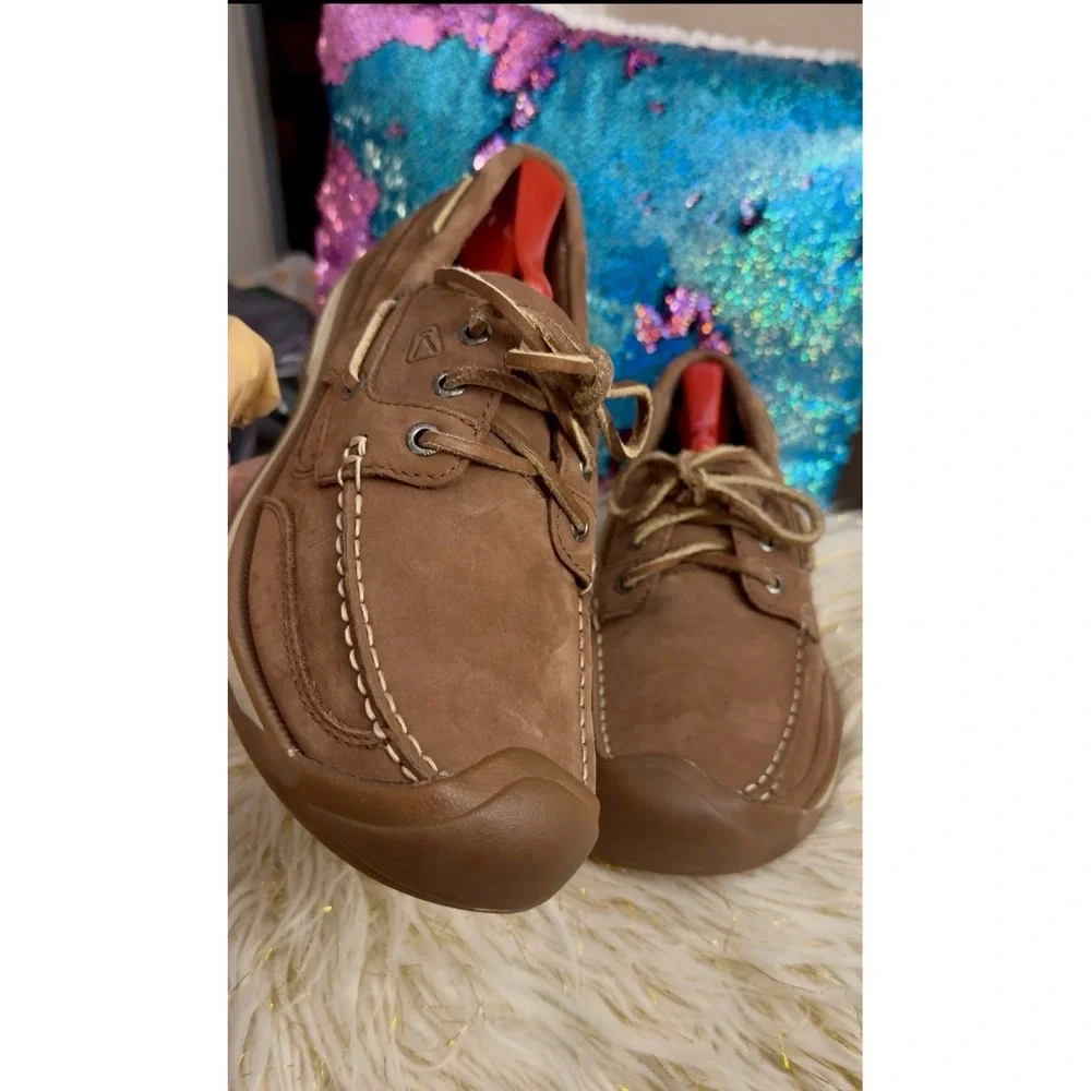 Keen Newport Bison Boat Shoe Leather 1002901 Men 9/9.5 Waterproof RARE!